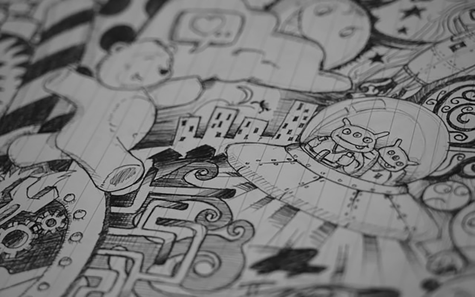 Mehr über den Artikel erfahren Doodles On The Table
